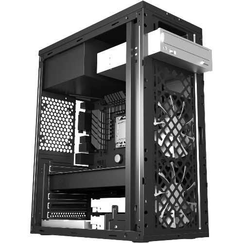 Компьютерный корпус Digma DCC-MD302 черный без БП ATX 1x80мм 3x120мм 2xUSB 2.0 2xUSB 3.0 audio