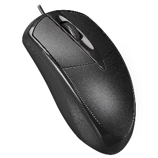 Мышь проводная PERFEO (PF_B3407) FIRST, 3 кн, DPI 1000, USB, ч ерн.