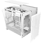 Компьютерный корпус без блока питания Case NZXT H3 Flow (2025), Midi-Tower, TG, 1x120мм, 1xUSB-A 3.2 + 1xUSB-C 3.2, mATX, mITX White
