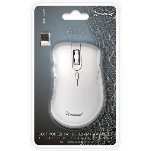 Мышь беспроводная Smartbuy (SBM616AGW) 616AG белый