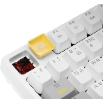 Клавиатура проводная A4Tech Bloody S87 Energy (S87 USB ENERGY WHITE) USB белый/желтый