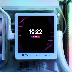 Водяное охлаждение для процессора Thermalright Grand Vision 240 (240mm, LED, White, ARGB/Fans: 2x120mm, 80.45CFM, 29.4dBA, 2150RPM/Pump height 72.5mm, 6400RPM, Rad thickness 27mm/S: 1700, 1200, 1851, 115X, 2011, 2066, AM5, AM4)