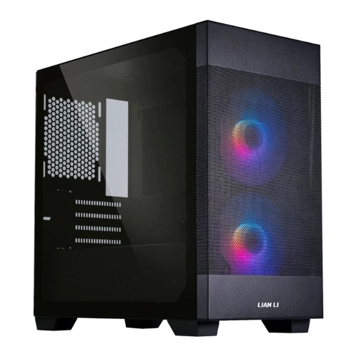 Компьютерный корпус Lian-Li Lancool 205M Mesh черный без БП ATX 2xUSB 3.0 audio bott PSU