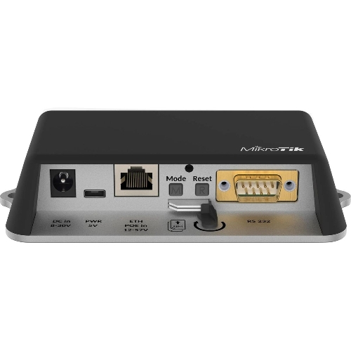 Точка доступа MikroTik LtAP mini (RB912R-2ND-LTM) N300 10/100BASE-T черный