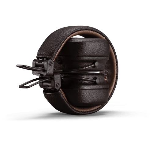 Беспроводные/проводные наушники Marshall Major V коричневый, накладные, Bluetooth + проводной, беспроводная зарядка, до 100 ч