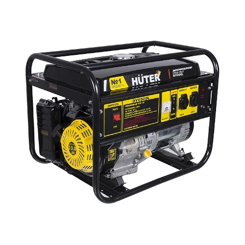 Электрогенератор бензиновый Huter DY6500L, 5.5 кВт, 71 дБ, 74.5 кг