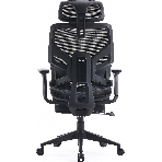 Кресло Cactus CS-CHR-MC01-GYBK серый, сетка, подголовник