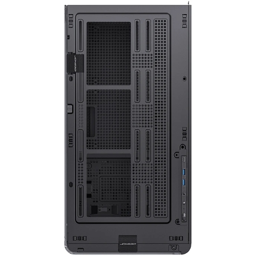 Корпус без блока питания Корпус JONSBO D300 Black MATX без БП, боковая панель из закаленного стекла, mini-ITX, micro-ATX, черный