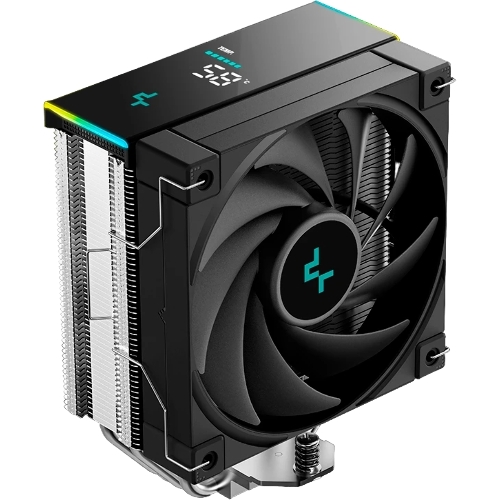 Устройство охлаждения(кулер) Deepcool AK400 Digital SE Soc-AM5/AM4/1200/1700/1851 черный 4-pin 19-28dB Al+Cu LCD 220W 812gr Ret (R-AK400-BKADMN-GJD)