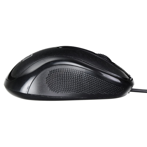 Мышь проводная Oklick 385M черный, 1000 dpi, USB, кнопки - 3
