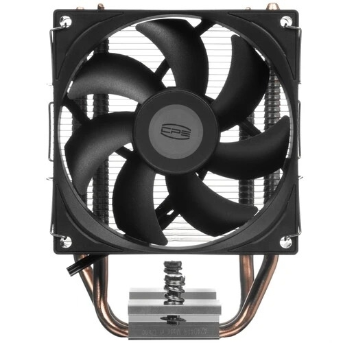 Кулер для процессора PCCooler R200 S115X/1200/1700/AM4/AM5 (TDP 110W, 90мм Non LED Fan, 2 тепловые трубки 6мм, 2200RPM, 28,3dBa)