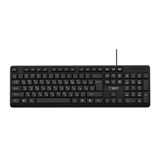 Клавиатура проводная CBR KB 111 Carbon, USB, черный