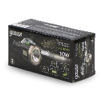 Фонарь ручной Gauss GFL209 черный 10Вт лам.:светодиодный встроенный аккумулятор