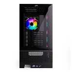 Компьютерный корпус ABR MINI PRO (1хUSB 3.0, 1хUSB Type-C, HD Audio, 4xRGb Fan, ATX, Micro-ATX, ITX)