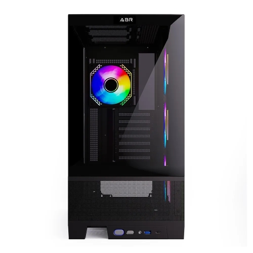 Компьютерный корпус ABR MINI PRO (1хUSB 3.0, 1хUSB Type-C, HD Audio, 4xRGb Fan, ATX, Micro-ATX, ITX)