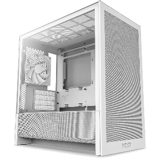 Компьютерный корпус без блока питания Case NZXT H3 Flow (2025), Midi-Tower, TG, 1x120мм, 1xUSB-A 3.2 + 1xUSB-C 3.2, mATX, mITX White