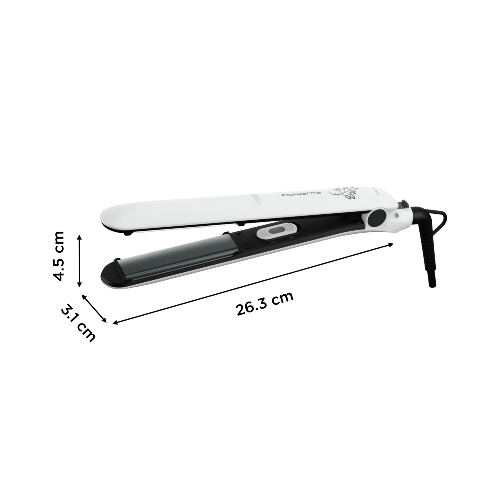 Выпрямитель для волос Rowenta Easyliss Pure SF1628F0 белый/серый, 25 мм, 200 °C, 1 режим