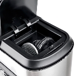 Мясорубка электрическая Centek CT-1623 серый, 2200 Вт, 2.2 кг/мин, реверс, защита от перегрузки, металлический лоток, насадки - 4
