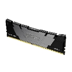 Оперативная память Kingston Fury Renegade Black, DDR4, 16Gb (1x16Gb), 3600MHz, CL16, DIMM, с радиатором, черный