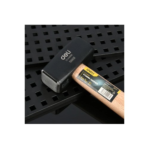 Кувалда Deli DL448010 1000 гр, деревянная рукоять