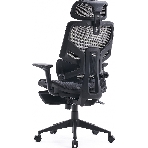 Кресло Cactus CS-CHR-MC01-GYBK серый, сетка, подголовник