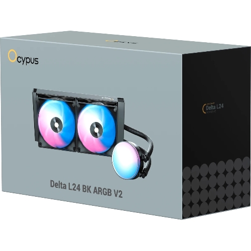 Система охлаждения Ocypus Delta L24 BK ARGB V2 черный 280W/All Intel/AMD AM*/Screws