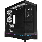 Компьютерный корпус Montech HS02 черный без БП ATX 4x140мм 2xUSB 3.0 1xUSB3.1 audio bott PSU