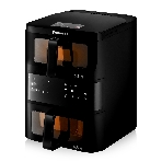 Аэрогриль Brayer 2048BR черный, 2500 Вт, 10 л, сенсор, 10 программ
