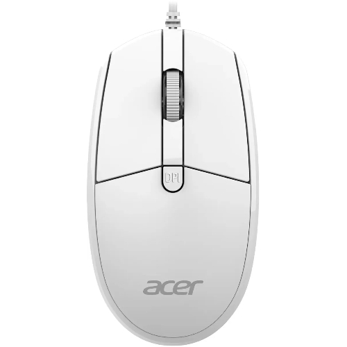 Комплект клавиатура+мышь Acer OCC400 проводной, USB, 2000 DPI, белый