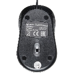 Мышь проводная Oklick 385M черный, 1000 dpi, USB, кнопки - 3