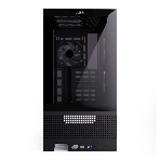 Компьютерный корпус ABR MINI PRO (1хUSB 3.0, 1хUSB Type-C, HD Audio, 4xRGb Fan, ATX, Micro-ATX, ITX)