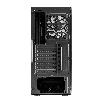 Компьютерный корпус Miditower ExeGate EVO-9211-700NPX (ATX, БП 700NPX с вент. 12см, с окном, 2хUSB+1хUSB3.0, HD аудио, черный, 1 вент. с RGb подсветкой)