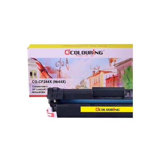 Картридж лазерный Colouring CG-CF244X (№44X) черный (2000 копий) для принтеров HP LaserJet Pro M15/M15a/M28a/M28w
