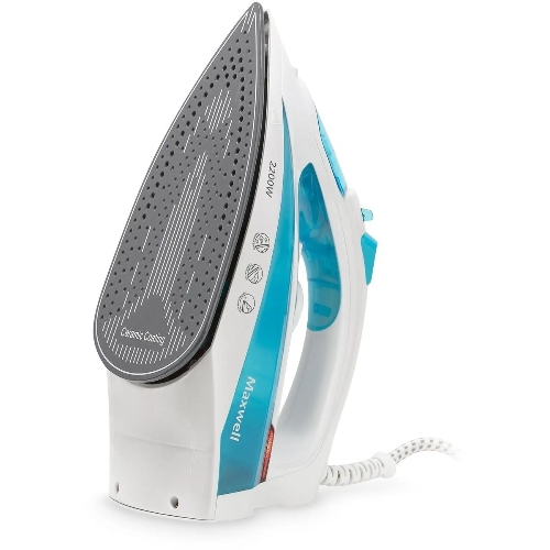 Утюг Maxwell MW-3055B белый/голубой 2200W