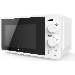 Микроволновая печь Pioneer MW205M белый, 20 л, 700 Вт, переключатели - поворотный механизм