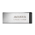 Флешка USB ADATA UR350 (UR350-128G-RSR/BK), 128Gb, USB 3.2, R/W 100/15, серебристый/черный