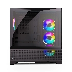 Компьютерный корпус ABR MINI PRO (1хUSB 3.0, 1хUSB Type-C, HD Audio, 4xRGb Fan, ATX, Micro-ATX, ITX)