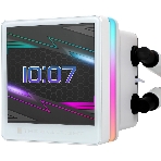 Водяное охлаждение для процессора Thermalright Grand Vision 240 (240mm, LED, White, ARGB/Fans: 2x120mm, 80.45CFM, 29.4dBA, 2150RPM/Pump height 72.5mm, 6400RPM, Rad thickness 27mm/S: 1700, 1200, 1851, 115X, 2011, 2066, AM5, AM4)