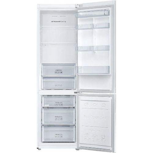 Холодильник Samsung RB37A5200WW/WT белый двухкамерный 269/118 л морозилка снизу