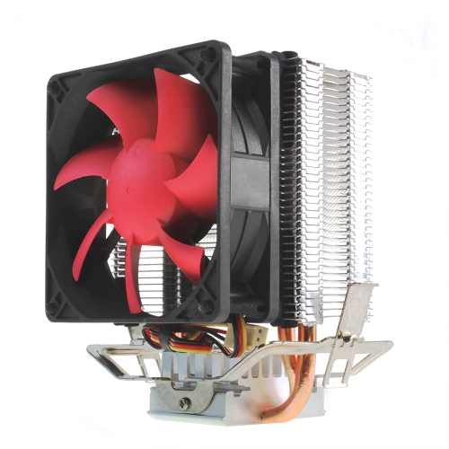 вентилятор CROWN Кулер для процессора CM-92 (Для Intel и AMD, TDP до 95 Ватт, 2шт. медных теплопроводных трубок, Гидродинамическии подшипник, Размер: 117*79*113 мм)