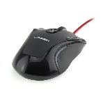 Мышь проводная Crown Gaming CMXG-804 черный, 2000 dpi, USB, кнопки - 9