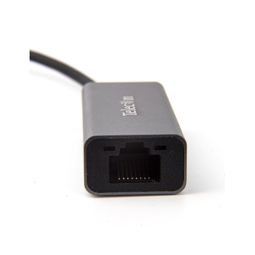 Кабель-переходник USB 3.0 (Am) --> LAN RJ-45 Ethernet 1000 Mbps, Aluminum Shell,Telecom TU312M