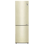 Холодильник LG GA-B509CECL бежевый, двухкамерный, 277/107л, морозилка снизу, No Frost