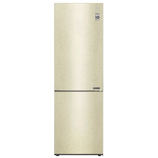 Холодильник LG GA-B509CECL бежевый, двухкамерный, 277/107л, морозилка снизу, No Frost