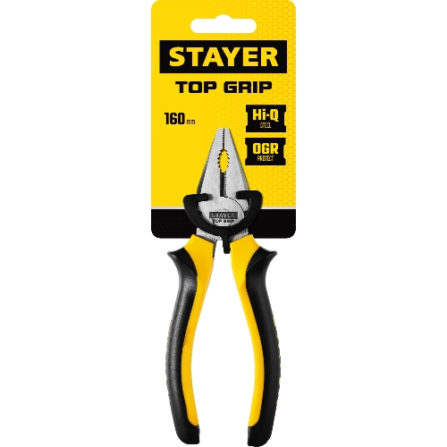 Плоскогубцы STAYER "TOPGrip" 2205-1-16_z02, 160мм