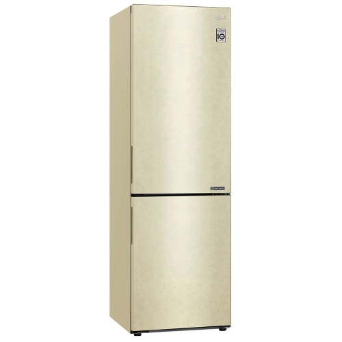 Холодильник LG GA-B509CECL бежевый, двухкамерный, 277/107л, морозилка снизу, No Frost