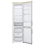 Холодильник LG GA-B509CECL бежевый, двухкамерный, 277/107л, морозилка снизу, No Frost