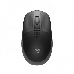 Мышь беспроводная Logitech M190 черный, 1000 dpi, радиоканал, USB, кнопки - 3