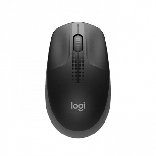 Мышь беспроводная Logitech M190 черный, 1000 dpi, радиоканал, USB, кнопки - 3