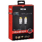 Кабель HDMI 19M/M,ver. 2.1, 8K@60 Hz 1.5m VCOM CG862-1.5M VCOM/TELECOM